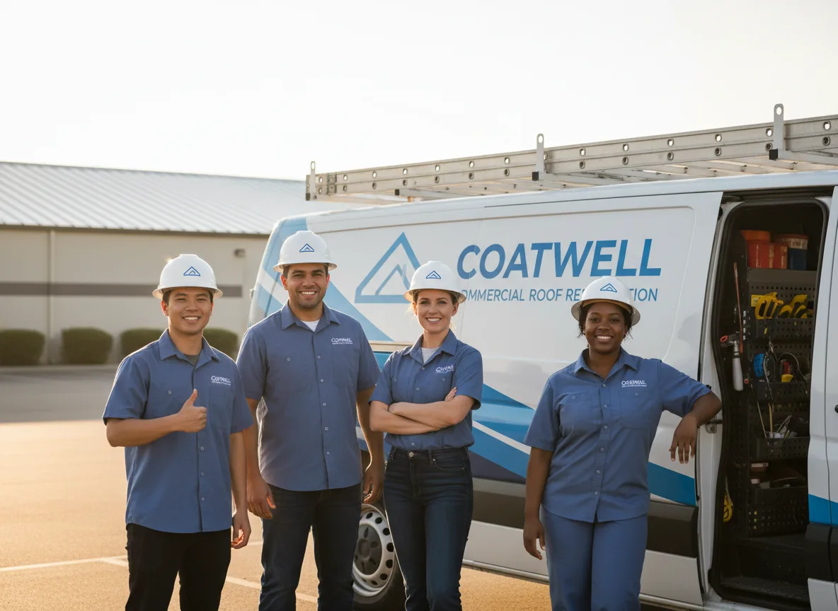 Commercial roof coating company in Greendale, WI